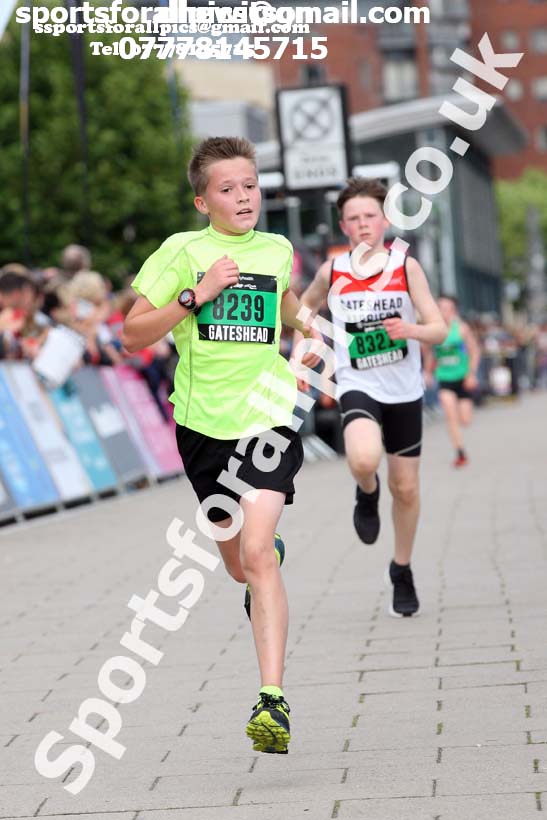 Simplyhealth Junior, 5k and Mini Great North Run. Photo: David T. Hewitson/Sports for All Pics
